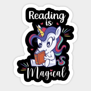 Reading Is Magical Sticker